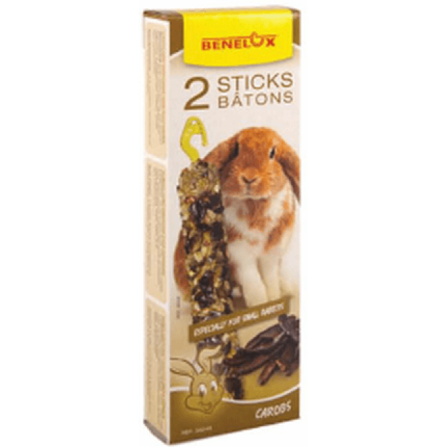 Benelux stick για τρωκτικά special με χαρούπια 2τεμ