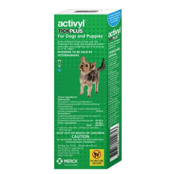 Msd activyl tick plus αντιπαρασιτικό (<5kg) / 4 πιπέτες Msd activyl tick plus αντιπαρασιτικό (<5kg) / 4 πιπέτες