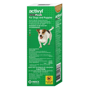 Msd activyl tick plus αντιπαρασιτικό 4-10kg / 4 πιπέτες Msd activyl tick plus αντιπαρασιτικό 4-10kg / 4 πιπέτες