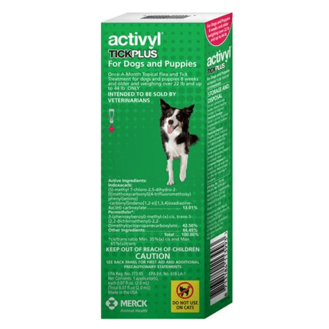 Msd activyl tick plus αντιπαρασιτικό  (10-20kg) / 4 πιπέτες