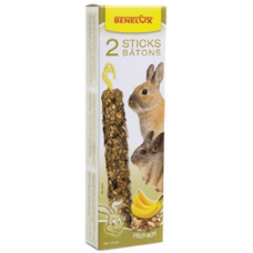Benelux stick για τρωκτικά με ξηρούς καρπούς & μπανάνες XXL 2τεμ