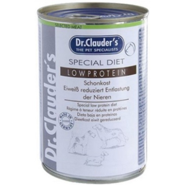 Dr.Clauder'sLow Protein (Χαμηλή σε πρωτείνη) 400g Dr.Clauder'sLow Protein (Χαμηλή σε πρωτείνη) 400g