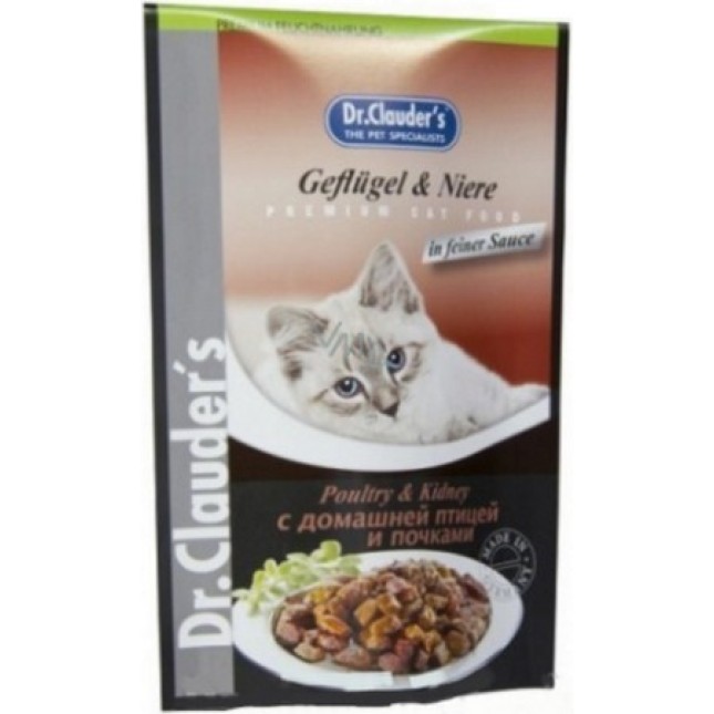 Dr.Clauder'sPoultry & Kidney (Πουλερικά & Νεφρά) 100g Dr.Clauder'sPoultry & Kidney (Πουλερικά & Νεφρά) 100g