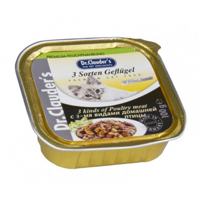 Dr.Clauder's Poultry Mix (3 Τύποι Πουλερικών ) 100g Dr.Clauder's Poultry Mix (3 Τύποι Πουλερικών ) 100g