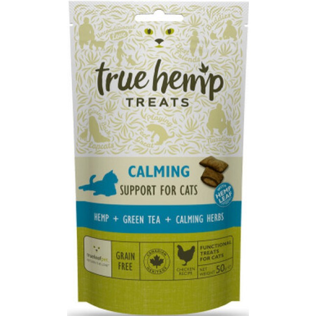 True leaf pet true hemp cat λιχουδιές αντί στρες 50gr