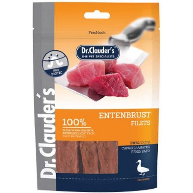 Dr.Clauder's Duck breast Filet (Φιλέτο Πάπιας Στήθος) 80g Dr.Clauder's Duck breast Filet (Φιλέτο Πάπιας Στήθος) 80g