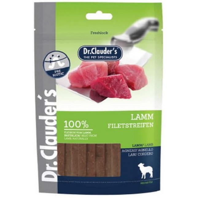 Dr.Clauder's Lamb Filet Strips (Αρνί) 80g Dr.Clauder's Lamb Filet Strips (Αρνί) 80g