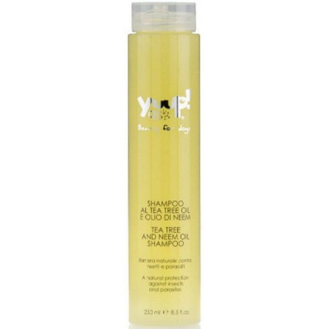 Yuup Φυσικό εντομοαπωθητικό σαμπουάν με tea tree & neem oil 250ml Yuup Φυσικό εντομοαπωθητικό σαμπουάν με tea tree & neem oil 250ml