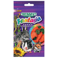 Tatrapet fantasia premium σνακ για τρωκτικά με καρότα 60gr