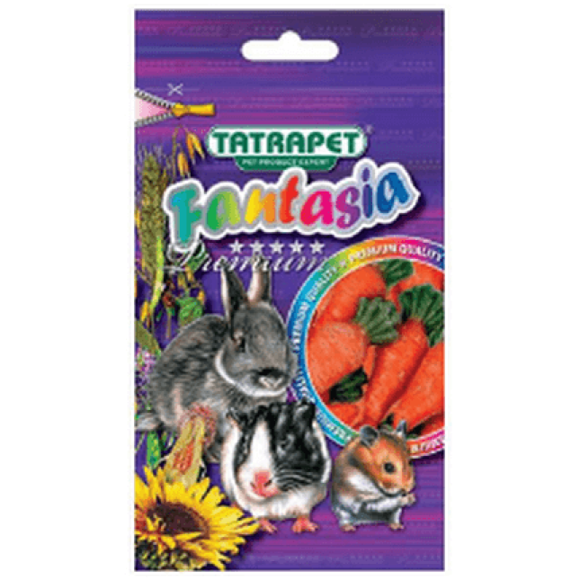 Tatrapet fantasia premium σνακ για τρωκτικά με καρότα 60gr Tatrapet fantasia premium σνακ για τρωκτικά με καρότα 60gr