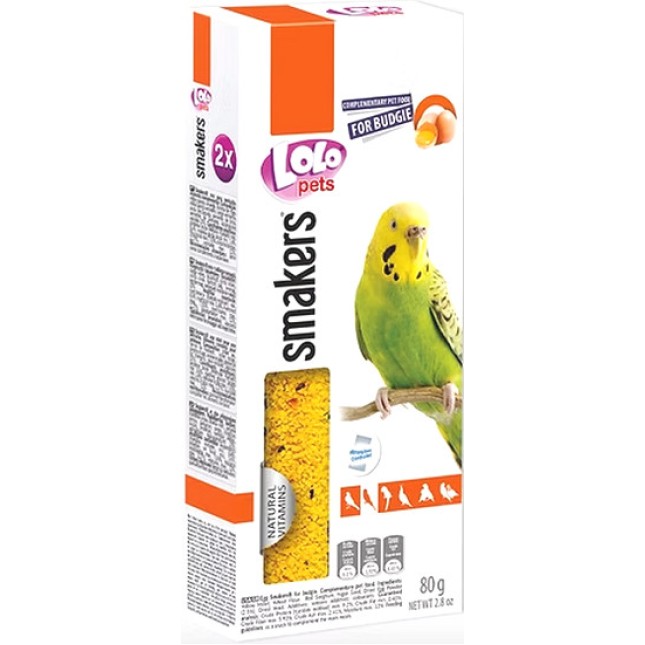 Lolo pets Smakers για Παπαγαλάκια με αυγό(2 τεμ.) Lolo pets Smakers για Παπαγαλάκια με αυγό(2 τεμ.)