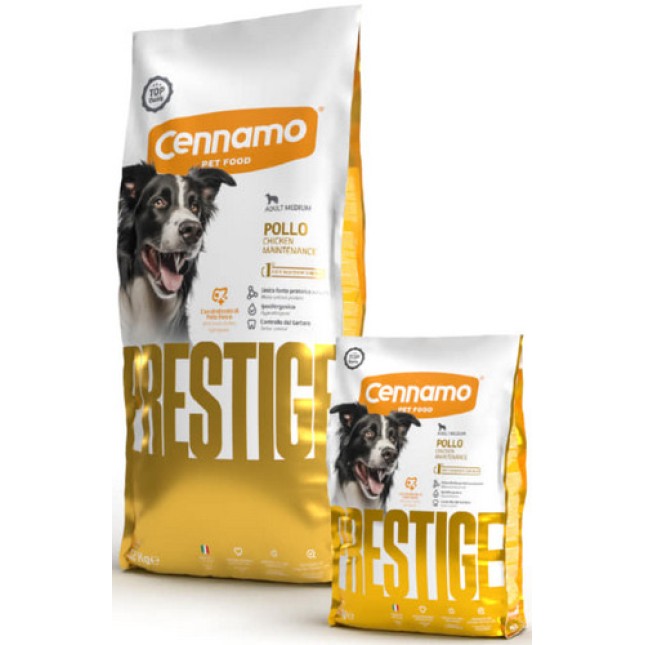 Cennamo prestige μονοπρωτεϊνική τροφή με κοτόπουλο για ενήλικα μεσαίου μεγέθους σκυλιά Cennamo prestige μονοπρωτεϊνική τροφή με κοτόπουλο για ενήλικα μεσαίου μεγέθους σκυλιά