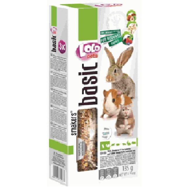 Lolo pets stick για τρωκτικά με τροπικά φροούτα ξηρούς καρπούς & πόπ κορν(3τεμ,) Lolo pets stick για τρωκτικά με τροπικά φροούτα ξηρούς καρπούς & πόπ κορν(3τεμ,)