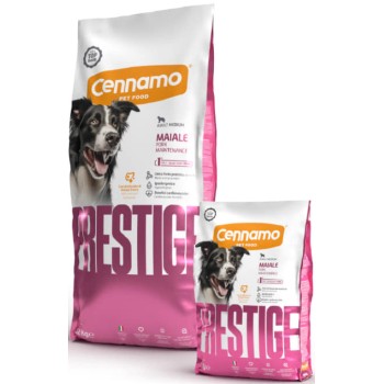 Cennamo prestige μονοπρωτεϊνική τροφή με χοιρινό για ενήλικα μεσαίου μεγέθους σκυλιά Cennamo prestige μονοπρωτεϊνική τροφή με χοιρινό για ενήλικα μεσαίου μεγέθους σκυλιά