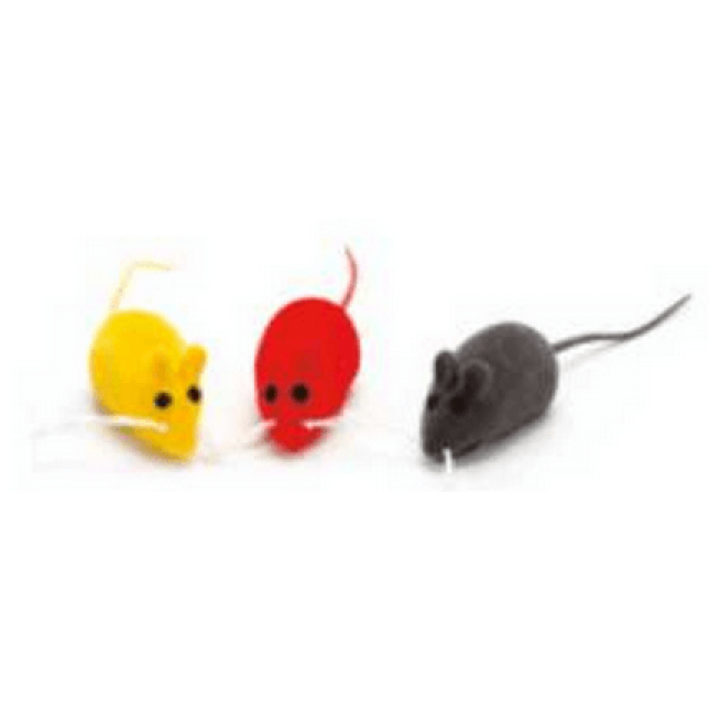 Beeztees ποντικάκια catnip 6cm,3τεμ Beeztees ποντικάκια catnip 6cm,3τεμ