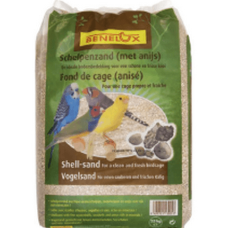 Benelux άμμος πουλιών με όστρακα καφέ 25kg