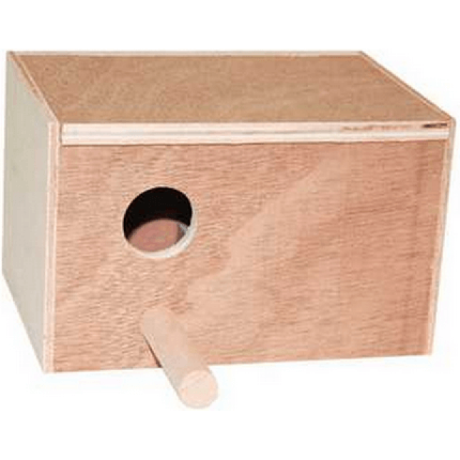 Benelux φωλιά ξύλινη για παραδείσια 25,5x22,5x16,5cm Benelux φωλιά ξύλινη για παραδείσια 25,5x22,5x16,5cm