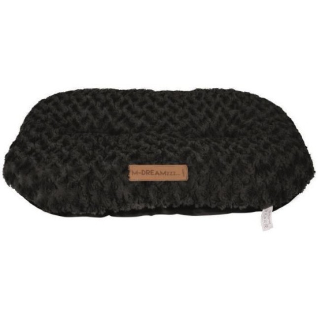 M-pets shetland oval cushion xxs 50 x 34 cm black M-pets shetland oval cushion xxs 50 x 34 cm black
