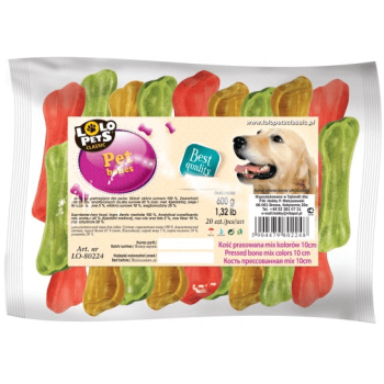 Lolo pets κόκκαλα συμπαγή πολύχρωμα 10cm Lolo pets κόκκαλα συμπαγή πολύχρωμα 10cm