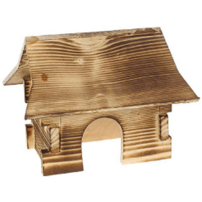 Tatrapet σπιτάκι ξύλινο για χάμστερ 17x11,5x12,5cm Tatrapet σπιτάκι ξύλινο για χάμστερ 17x11,5x12,5cm