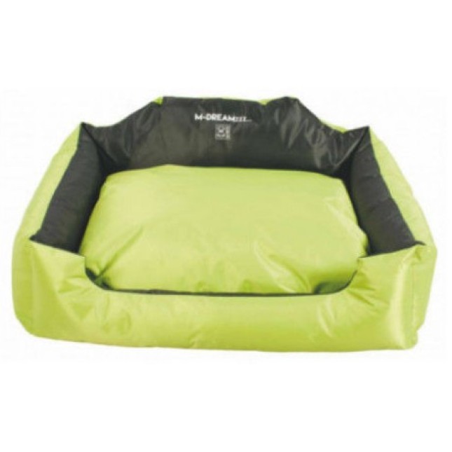 M-pets Natuna basket -m 80 x 65 x 22cm lemon green & grey M-pets Natuna basket -m 80 x 65 x 22cm lemon green & grey