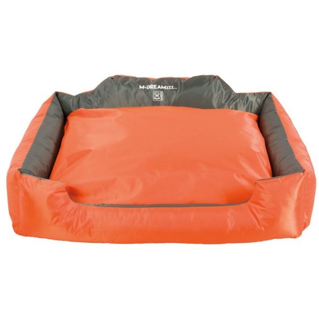M-pets Natuna basket -m 80 x 65 x 22cm orange & grey M-pets Natuna basket -m 80 x 65 x 22cm orange & grey