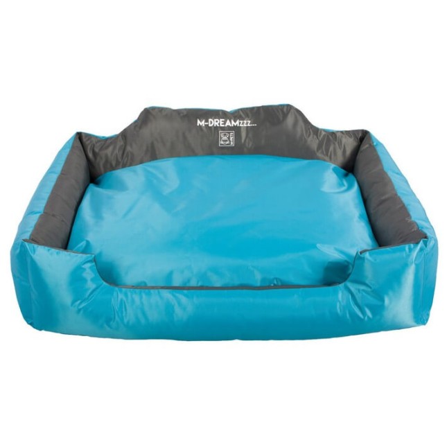 M-pets Natuna basket -s 60 x 50 x 20cm blue & grey M-pets Natuna basket -s 60 x 50 x 20cm blue & grey