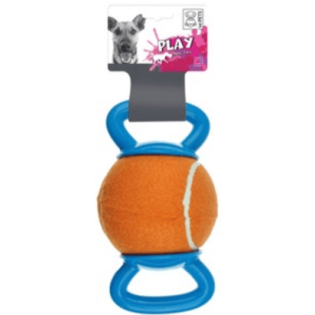M-pets handly ball πορτοκαλί μπαλάκι με μπλε λαβές M-pets handly ball πορτοκαλί μπαλάκι με μπλε λαβές