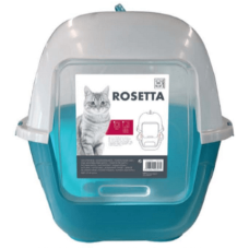 M-pets τουαλέτα γάτας κλειστή rosetta,μπλε