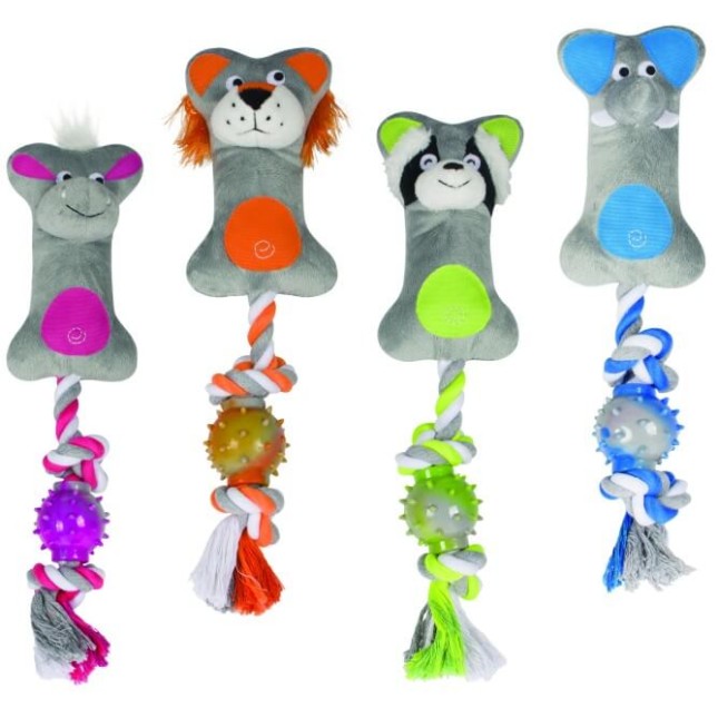 M-pets Nabila bones grey, orange, pink & blue 37 x9,5 x 7 cm M-pets Nabila bones grey, orange, pink & blue 37 x9,5 x 7 cm