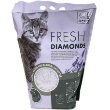 M-pets άμμος γάτας fresh diamonds silica lavender 2,2kg -5lt M-pets άμμος γάτας fresh diamonds silica lavender 2,2kg -5lt