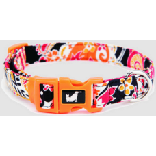Petler περιλαίμιο flowery πορτοκαλί e small Petler περιλαίμιο flowery πορτοκαλί e small
