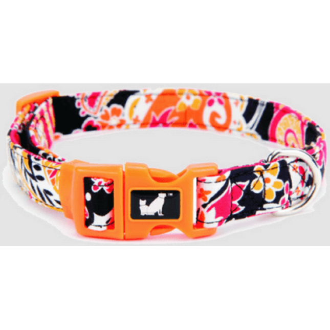 Petler περιλαίμιο flowery πορτοκαλί e small Petler περιλαίμιο flowery πορτοκαλί e small