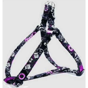 Petler σαμαράκι flowery μαύρο d x-small