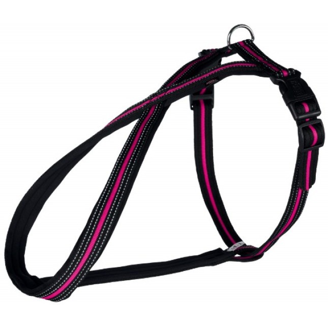 Trixie σαμάρι fusion tour m-l 50-80cm/23mm μαύρο/ροζ Trixie σαμάρι fusion tour m-l 50-80cm/23mm μαύρο/ροζ