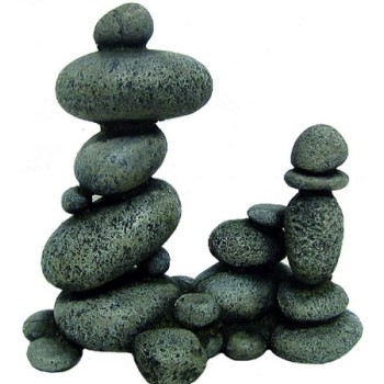 Wave διακοσμητική πέτρα zen stone xl 21x11,5x20cm Wave διακοσμητική πέτρα zen stone xl 21x11,5x20cm