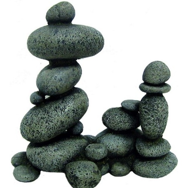 Wave διακοσμητική πέτρα zen stone xl 21x11,5x20cm Wave διακοσμητική πέτρα zen stone xl 21x11,5x20cm