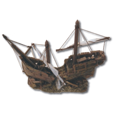 Wave διακοσμητικό καράβι caravella 38x14x25cm Wave διακοσμητικό καράβι caravella 38x14x25cm