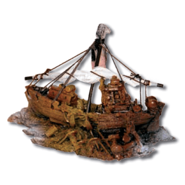Wave διακοσμητικό καράβι peschereccio atlantico 23x11x11cm Wave διακοσμητικό καράβι peschereccio atlantico 23x11x11cm