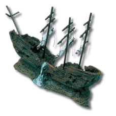 Wave διακοσμητικό καράβι 28x8x8cm Wave διακοσμητικό καράβι 28x8x8cm