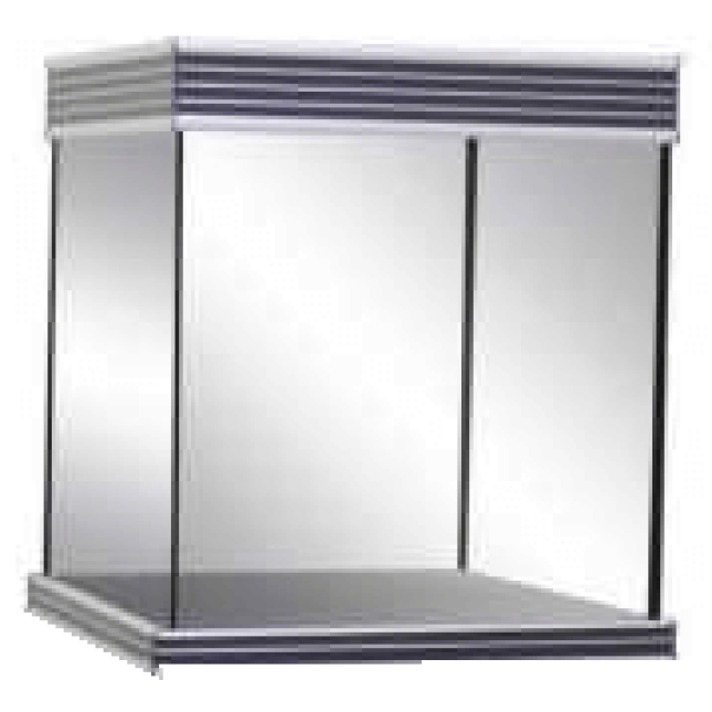 Croci wave ενυδρείο design cube 55 glossy led μαύρο Croci wave ενυδρείο design cube 55 glossy led μαύρο