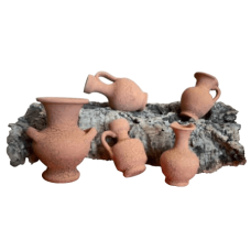Wave αμφορέας 10-12cm σετ 5 κομ. Wave αμφορέας 10-12cm σετ 5 κομ.