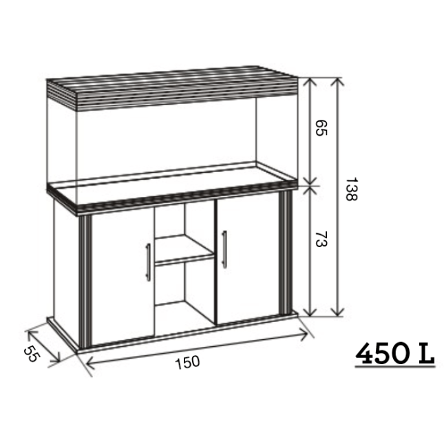 Croci wave ενυδρείο με βάση design 150 μαύρο Croci wave ενυδρείο με βάση design 150 μαύρο