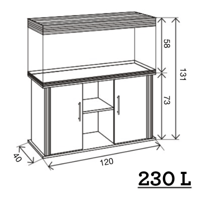 Croci wave ενυδρείο design 100