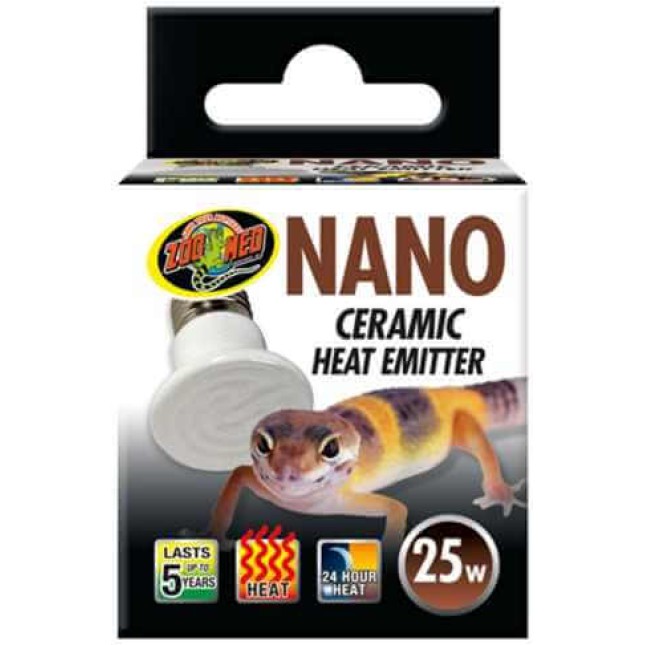 Zoo med nano κεραμικός θερμαντήρας 25w Zoo med nano κεραμικός θερμαντήρας 25w