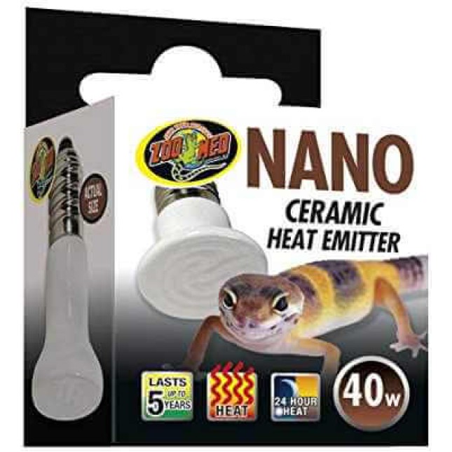 Zoo med nano κεραμικός θερμαντήρας 40w Zoo med nano κεραμικός θερμαντήρας 40w