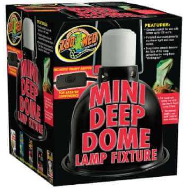 Zoo med deep dome mini φωτιστικό Zoo med deep dome mini φωτιστικό