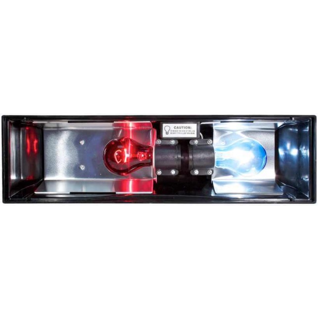 Zoo med φωτιστικό δύο λαμπτήρων 2x60w 45cm Zoo med φωτιστικό δύο λαμπτήρων 2x60w 45cm