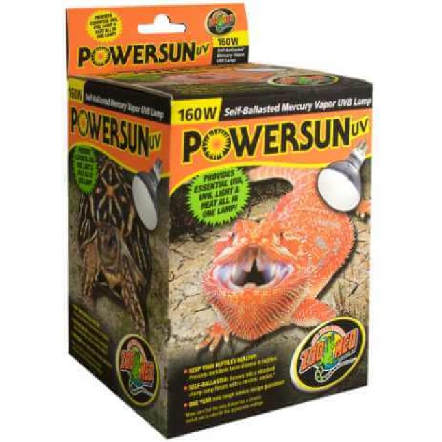 Zoo med λάμπα ατμού υδραργύρου uv 160 watt Zoo med λάμπα ατμού υδραργύρου uv 160 watt