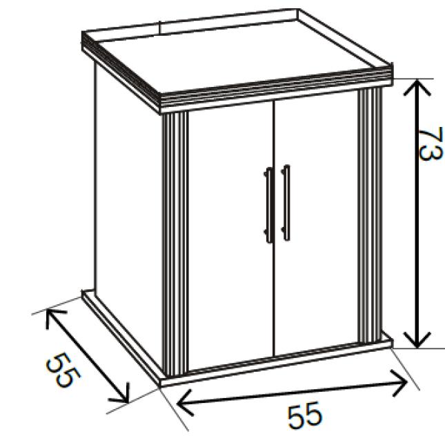 Croci wave βάση ενυδρείου design cube 55 μαύρη Croci wave βάση ενυδρείου design cube 55 μαύρη